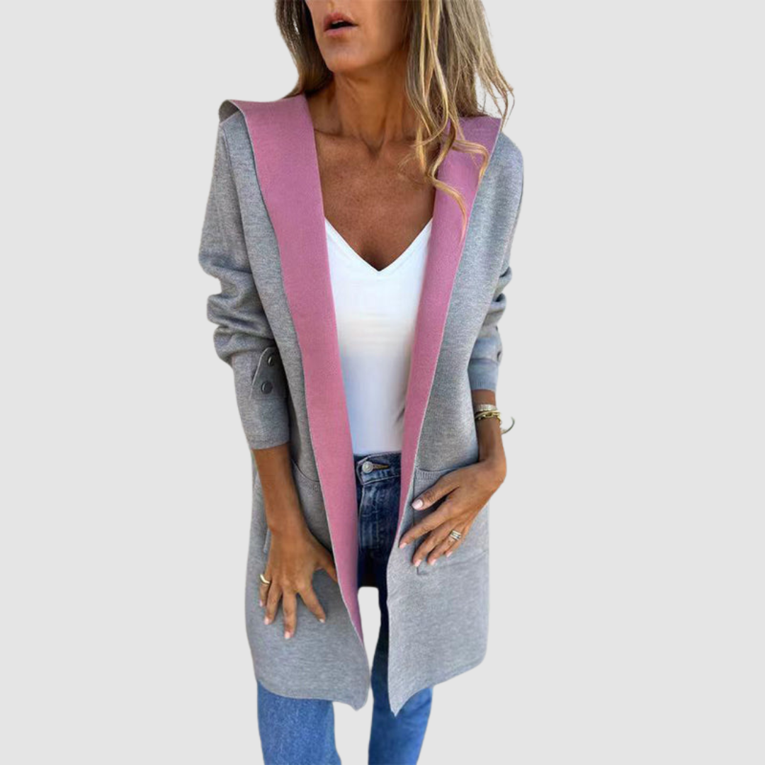 Mariela | Colorblock Hooded Jacket