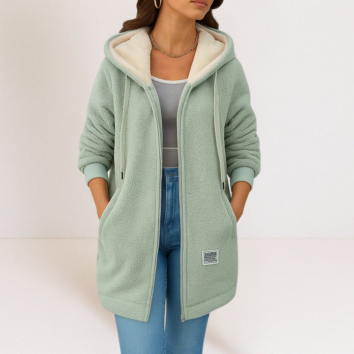 Phoebe | Cozy Fleece Hooded Jacket