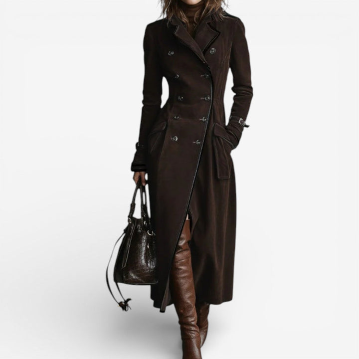 Israela | Elegant Suede Coat