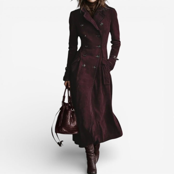 Israela | Elegant Suede Coat