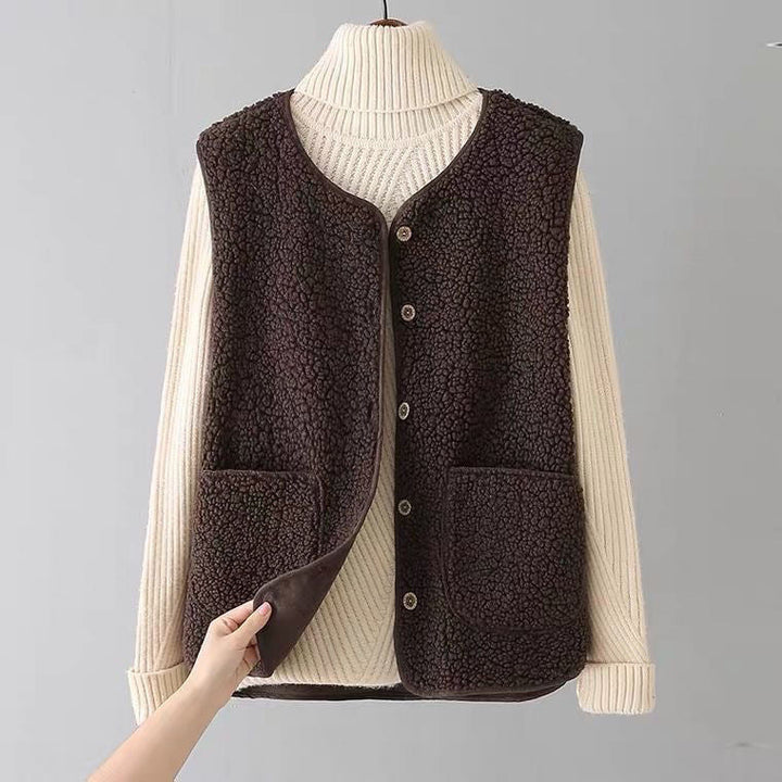 Gae | Soft Sleeveless Cardigan