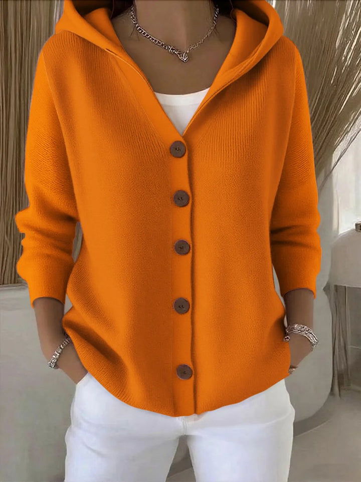 Zoe | Soft Hooded Knit Cardigan