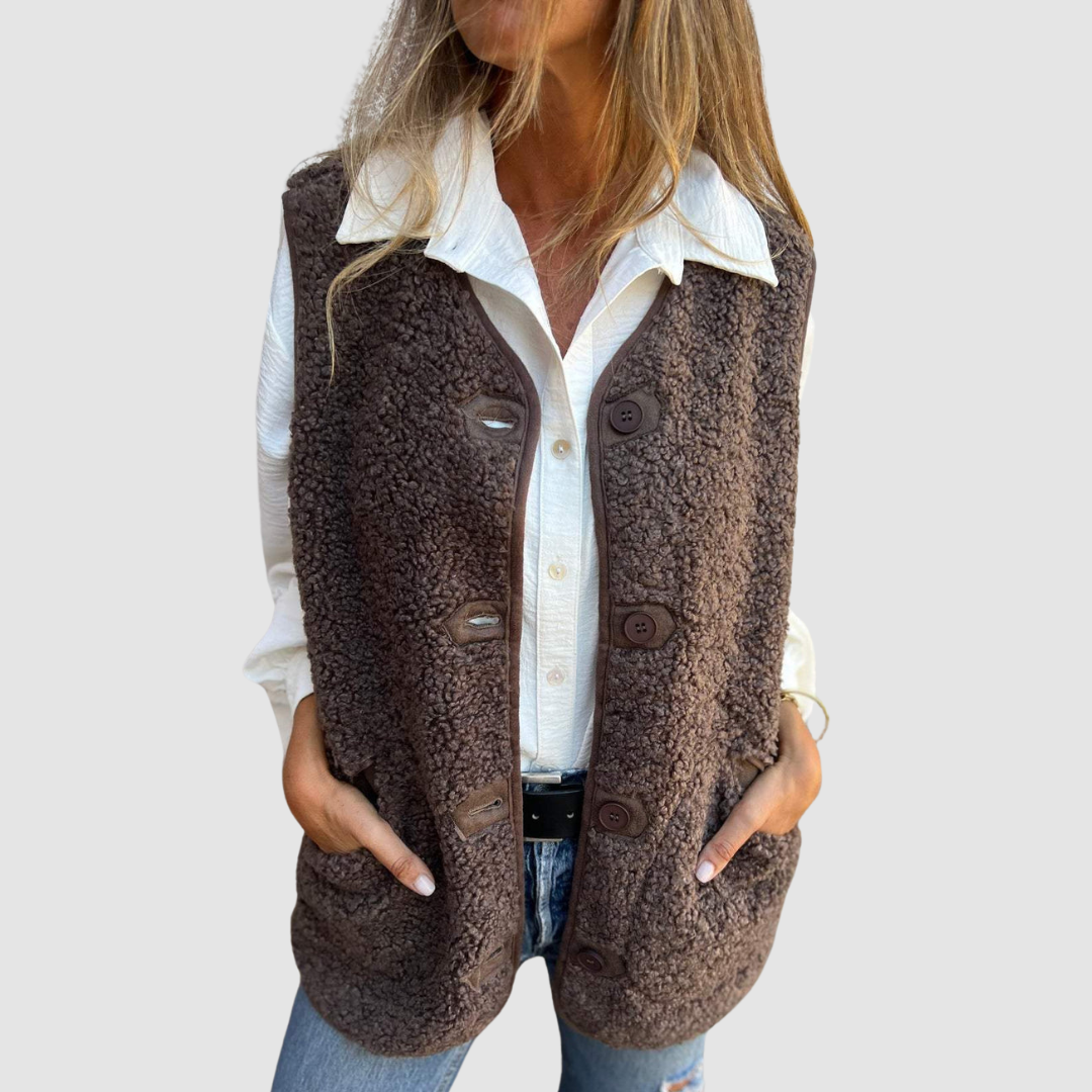 Chantal | Spring Buttoned Vest