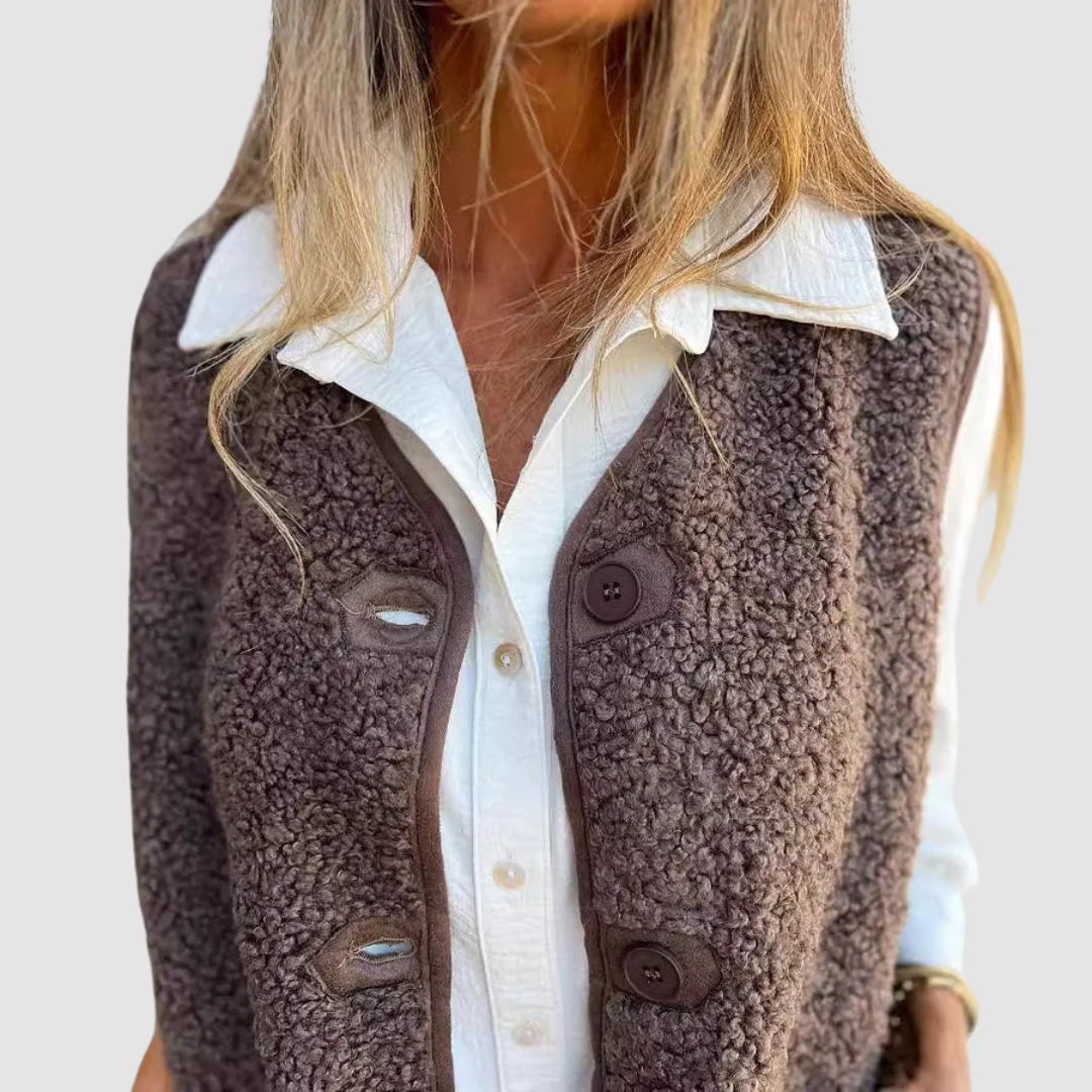 Chantal | Spring Buttoned Vest