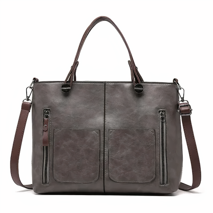 Nancy™ | Leather Bag with Timeless Elegance