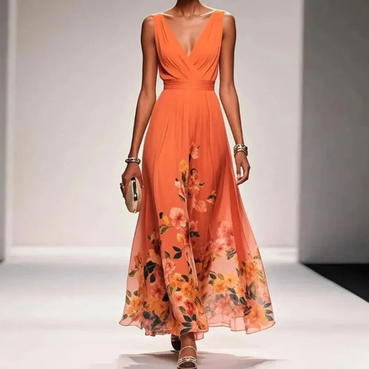 Cindy | Floral Midi Dress