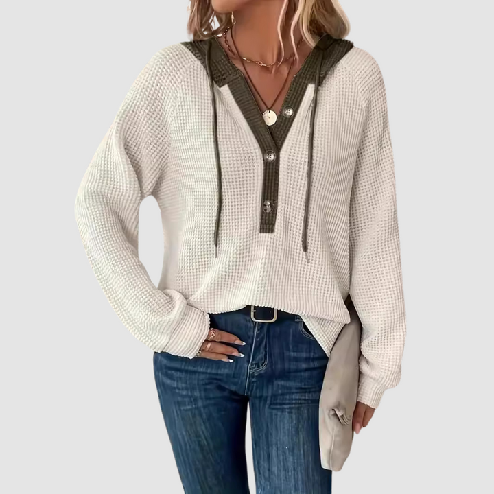 Trish | Premium Knitted Long Sleeve Hoodie