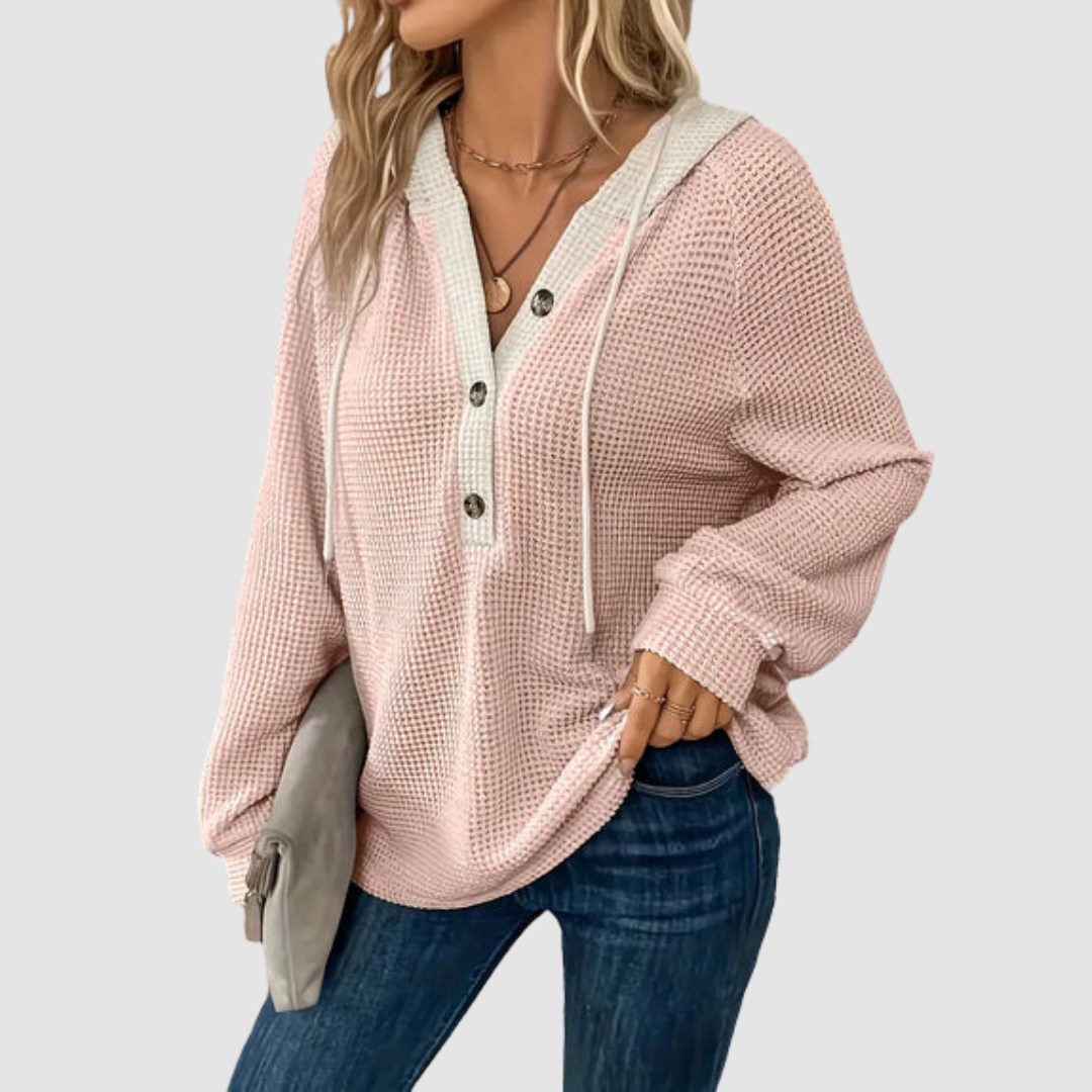 Trish | Premium Knitted Long Sleeve Hoodie