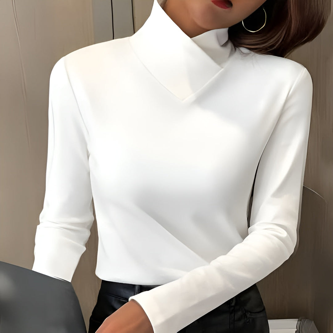 Sherie | Elegant High-Neck Sweater