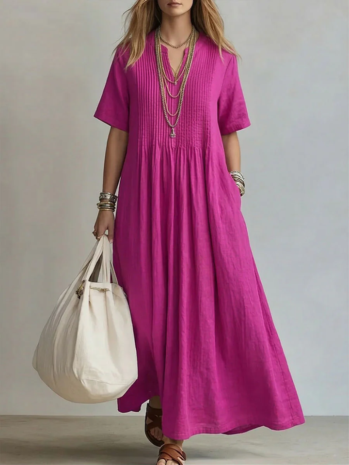 Nathalia | Pleated Dress