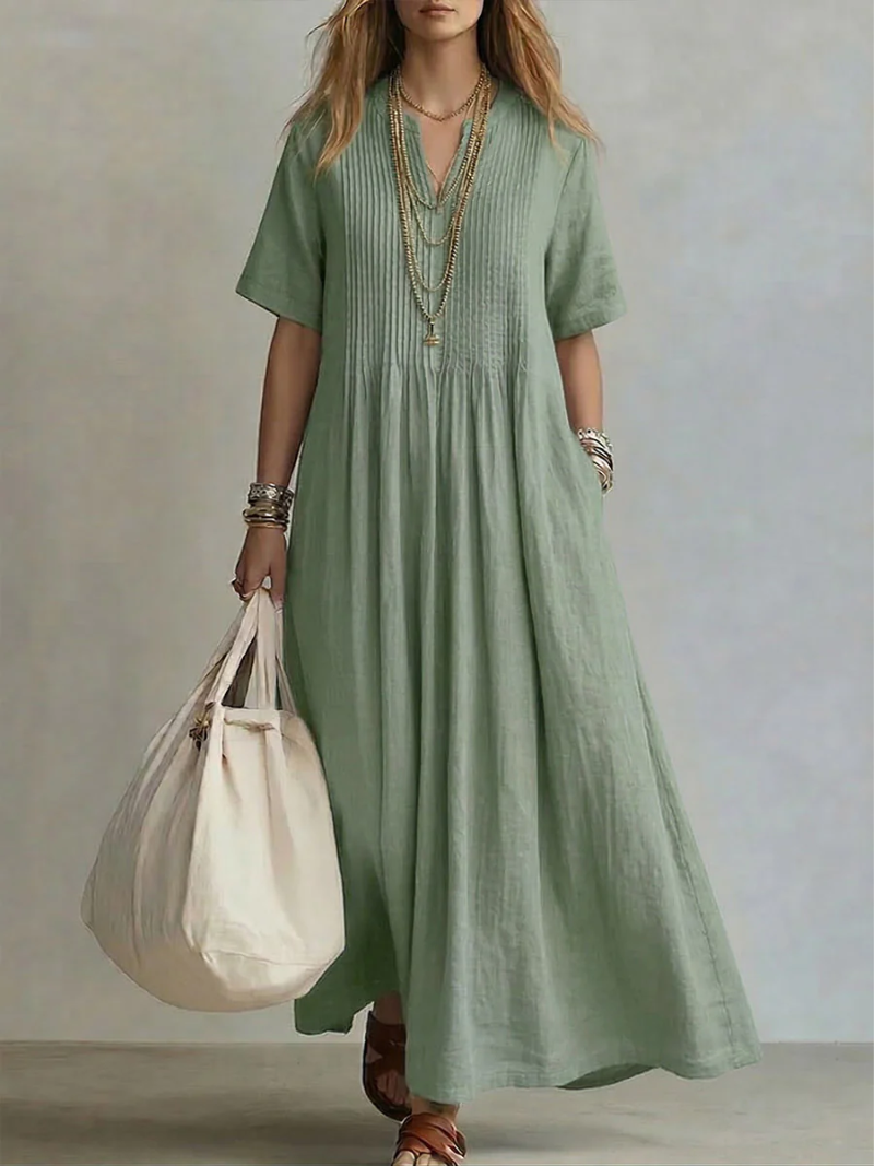 Nathalia | Pleated Dress