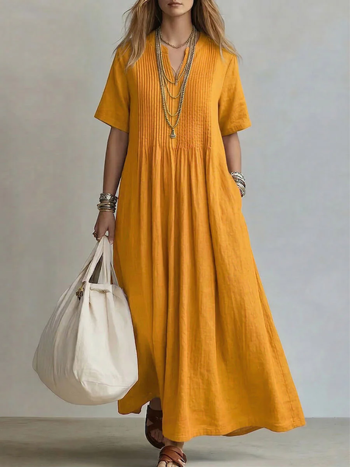 Nathalia | Pleated Dress