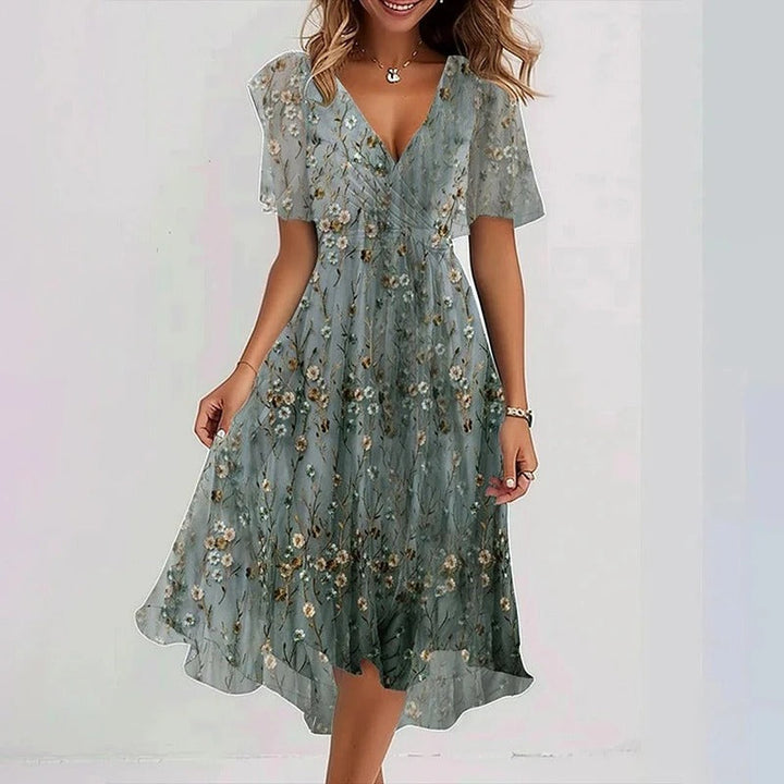 Yara | Elegant Colorful Dress