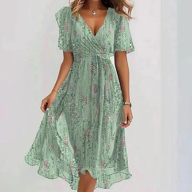 Yara | Elegant Colorful Dress