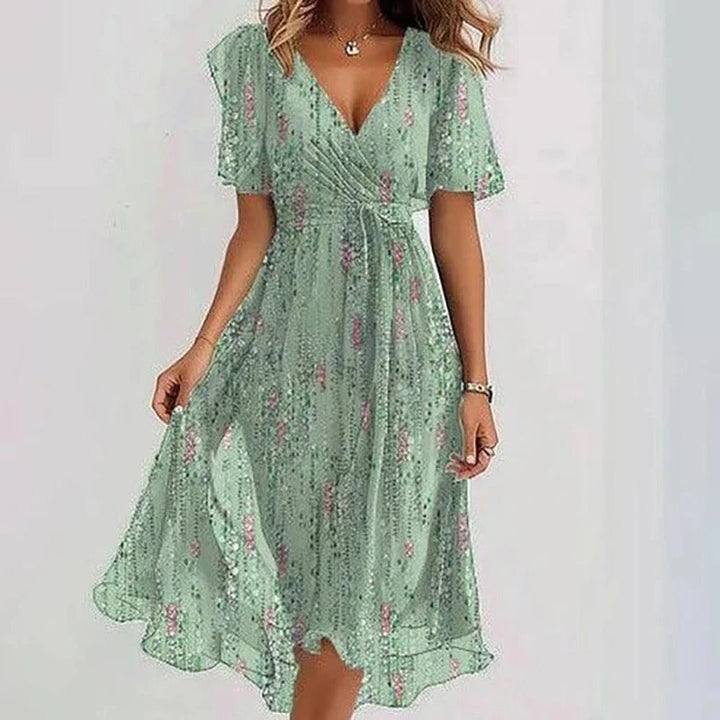 Yara | Elegant Colorful Dress