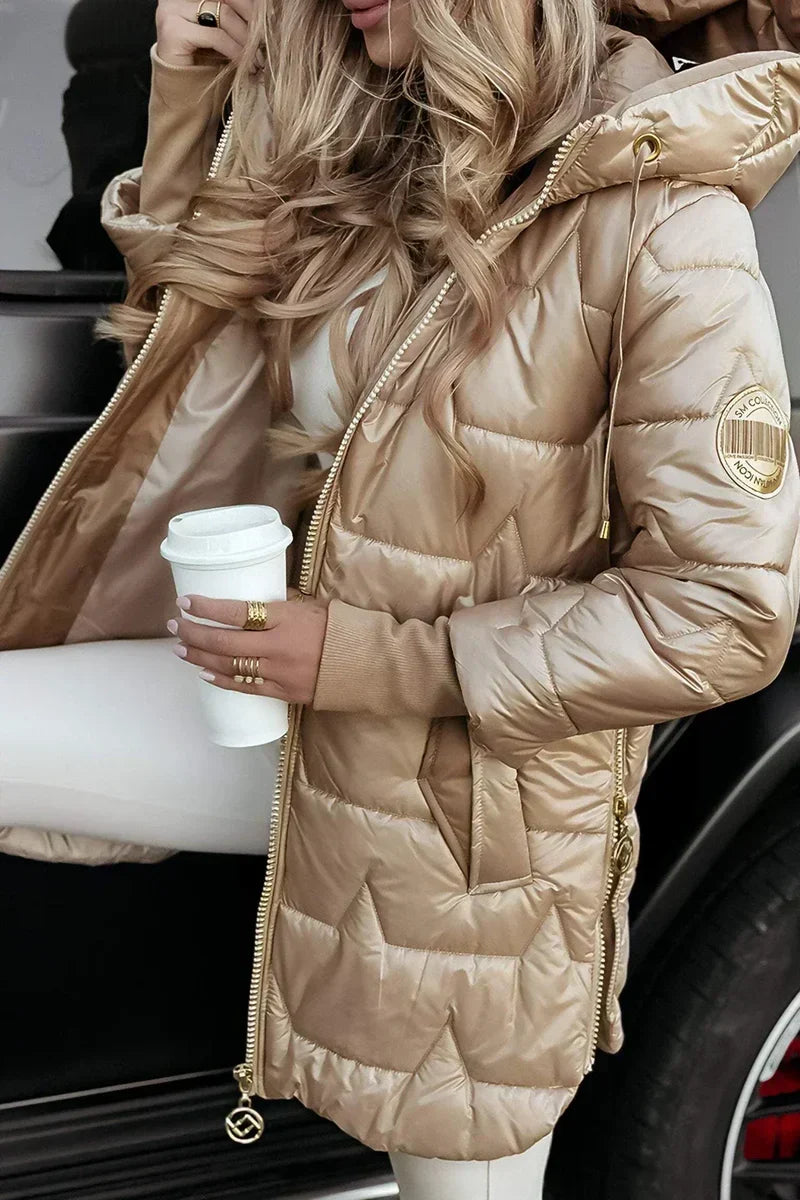 Mila | Quilted Hooded Puffer Jacket