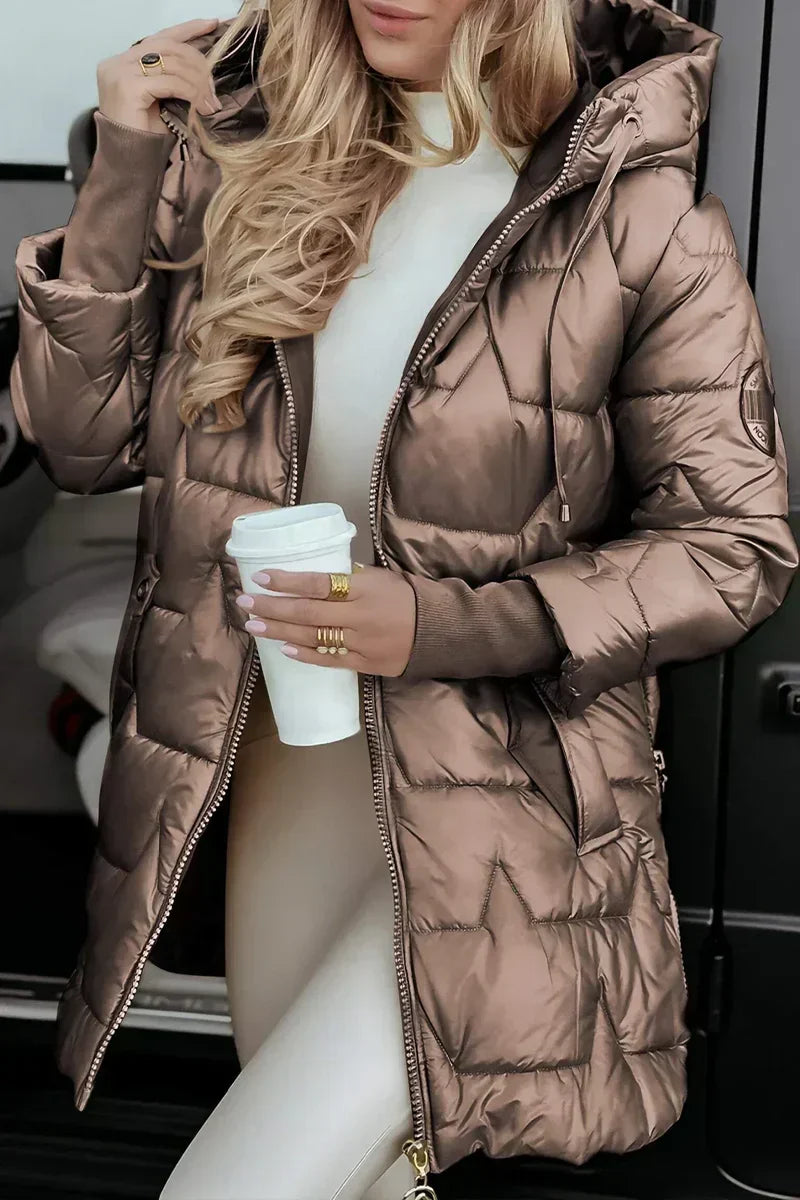 Mila | Quilted Hooded Puffer Jacket
