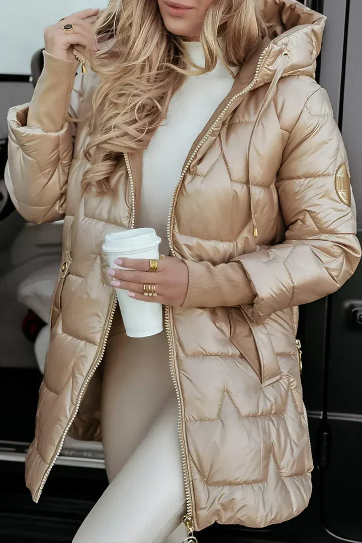 Mila | Quilted Hooded Puffer Jacket