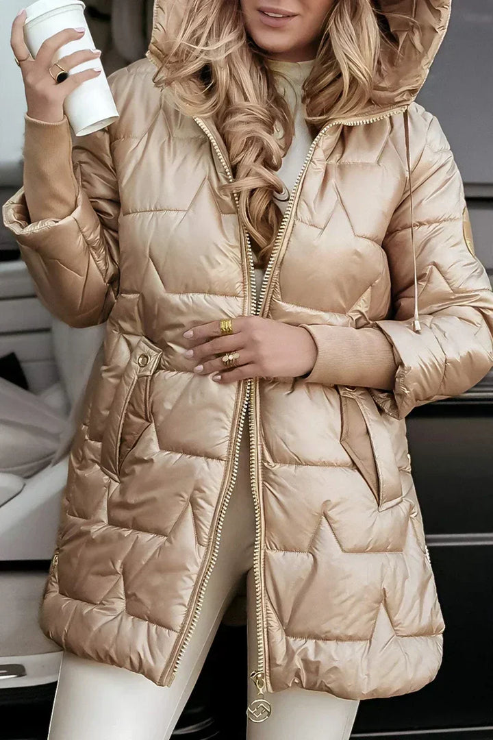 Mila | Quilted Hooded Puffer Jacket