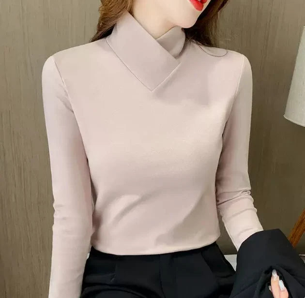 Sherie | Elegant High-Neck Sweater