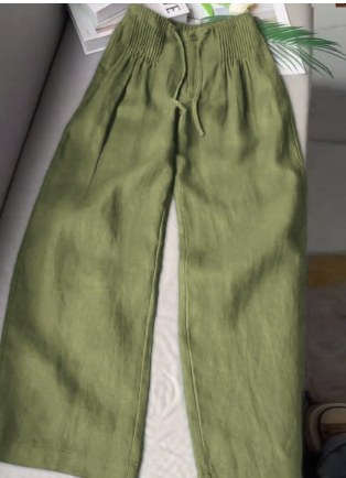 Isa | Wide Leg Pants Green