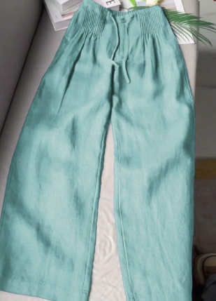 Isa | Wide Leg Pants Turquoise