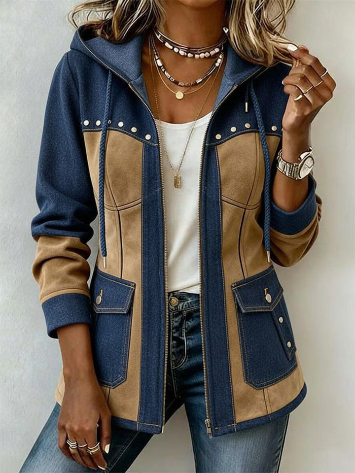 Fern | Patchwork Hooded Jacket