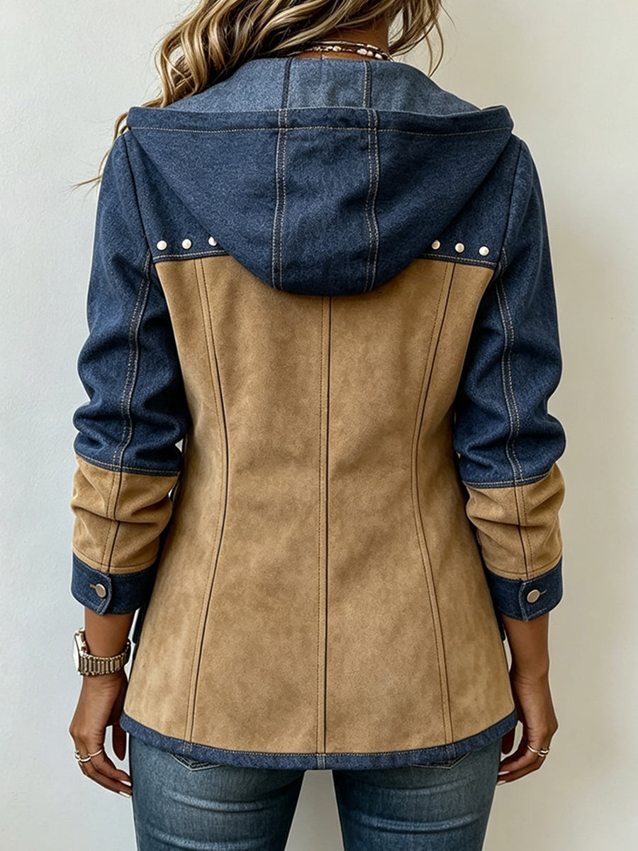 Fern | Patchwork Hooded Jacket